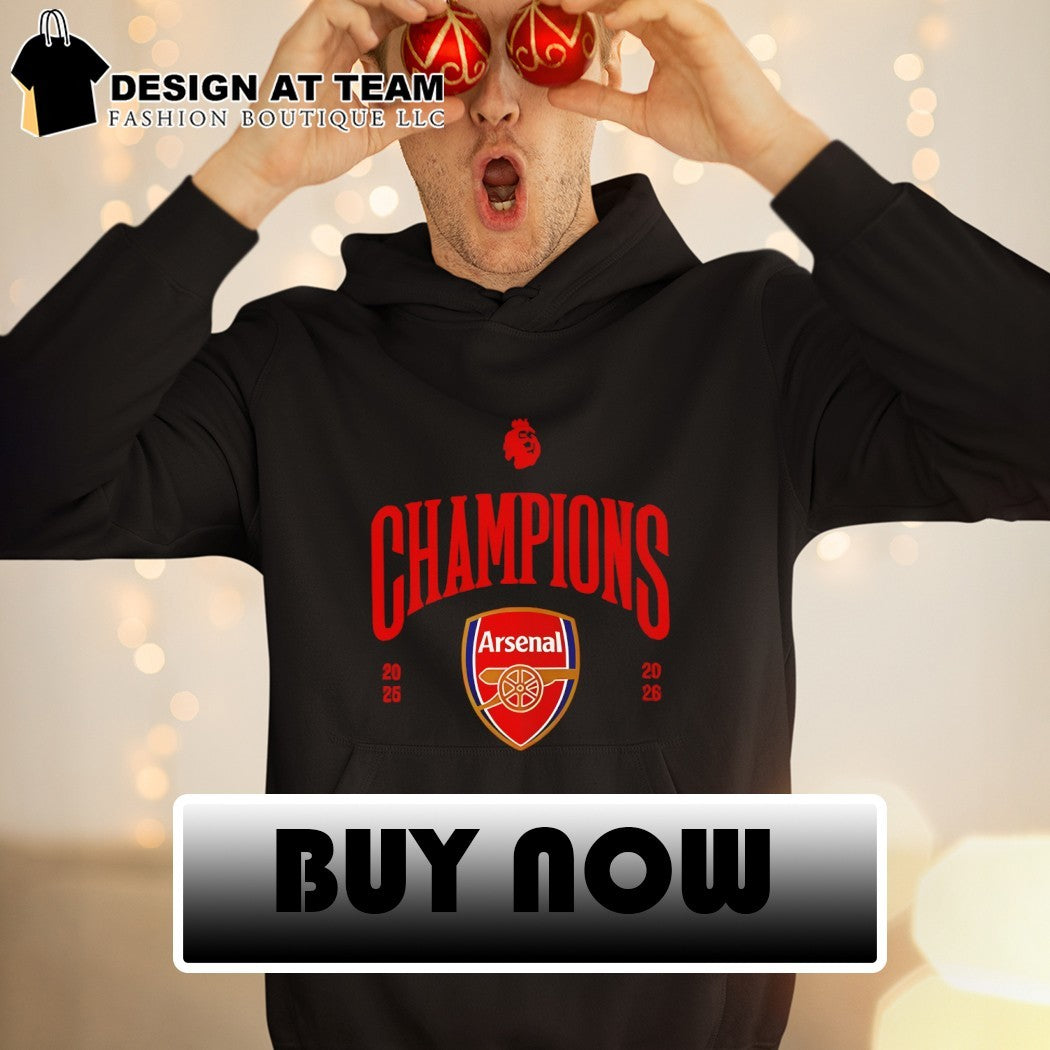 Arsenal FC Premier League Champions 25 26 logo shirt