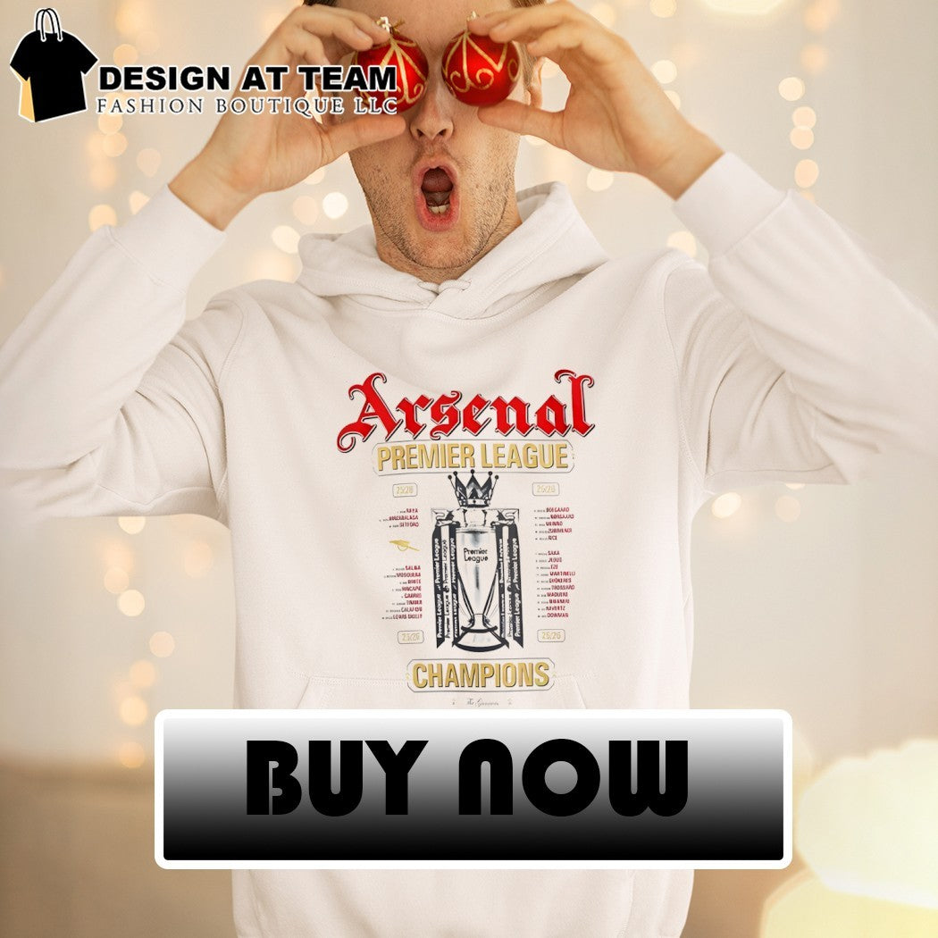 Arsenal FC Premier League World Champions 25 26 Cup shirt