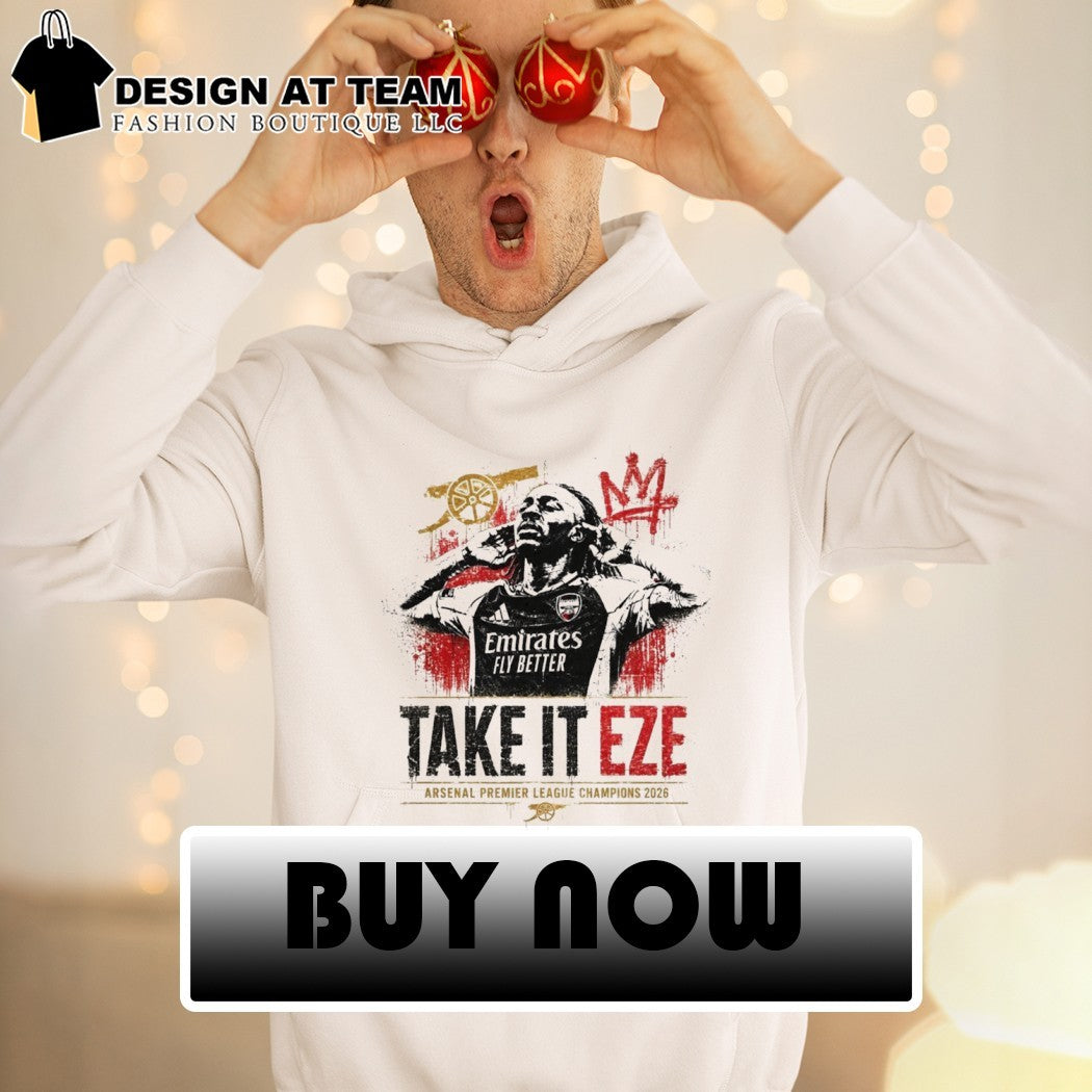 Arsenal Premier League Champions 2026 Take It EZE shirt