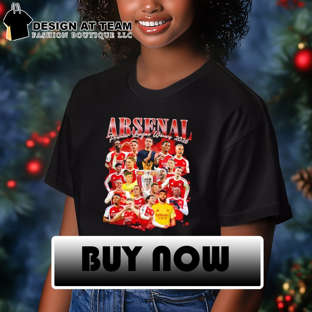 Arsenal Premier League Winners 2026 graphic shirt