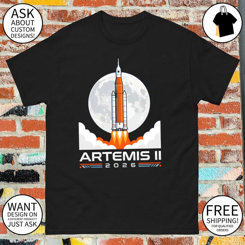 Artemis II 2026 NASA Moon Mission Rocket Space Astronaut Apparel shirt