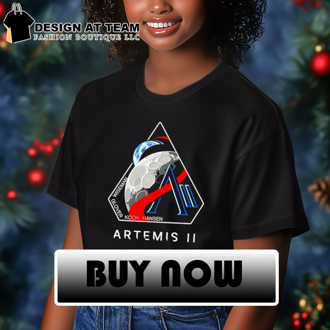 Artemis II Mission Nasa Glover Wiseman Koch Hansen 2026 shirt
