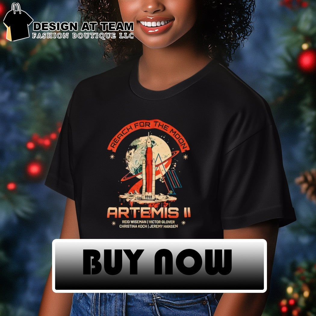 Artemis II Mission Nasa Space Exploration Reach for the Moon reid wiseman I victor glover shirt
