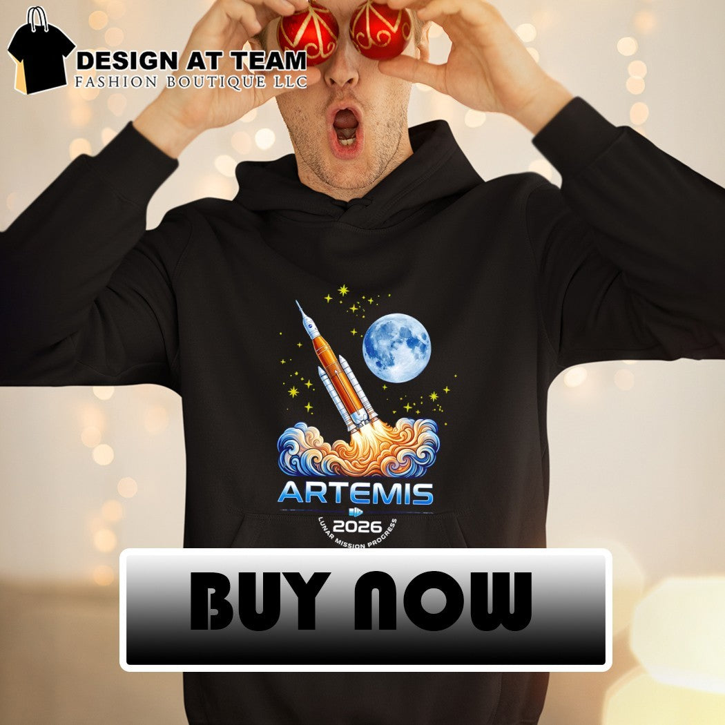 Artemis II Moon Mission 2026 Rocket Launch NASA Space Program shirt