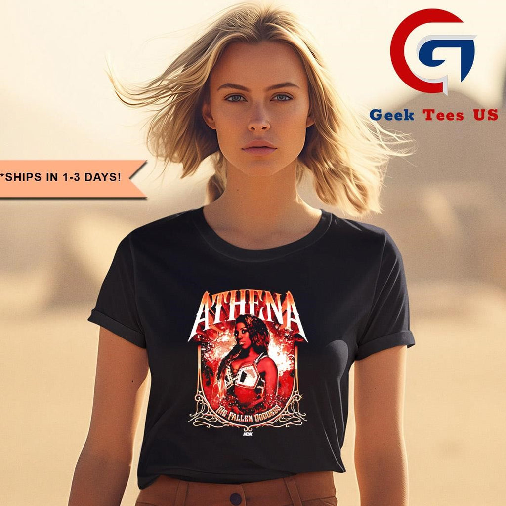 Athena the Fallen Goddess graphic shirt