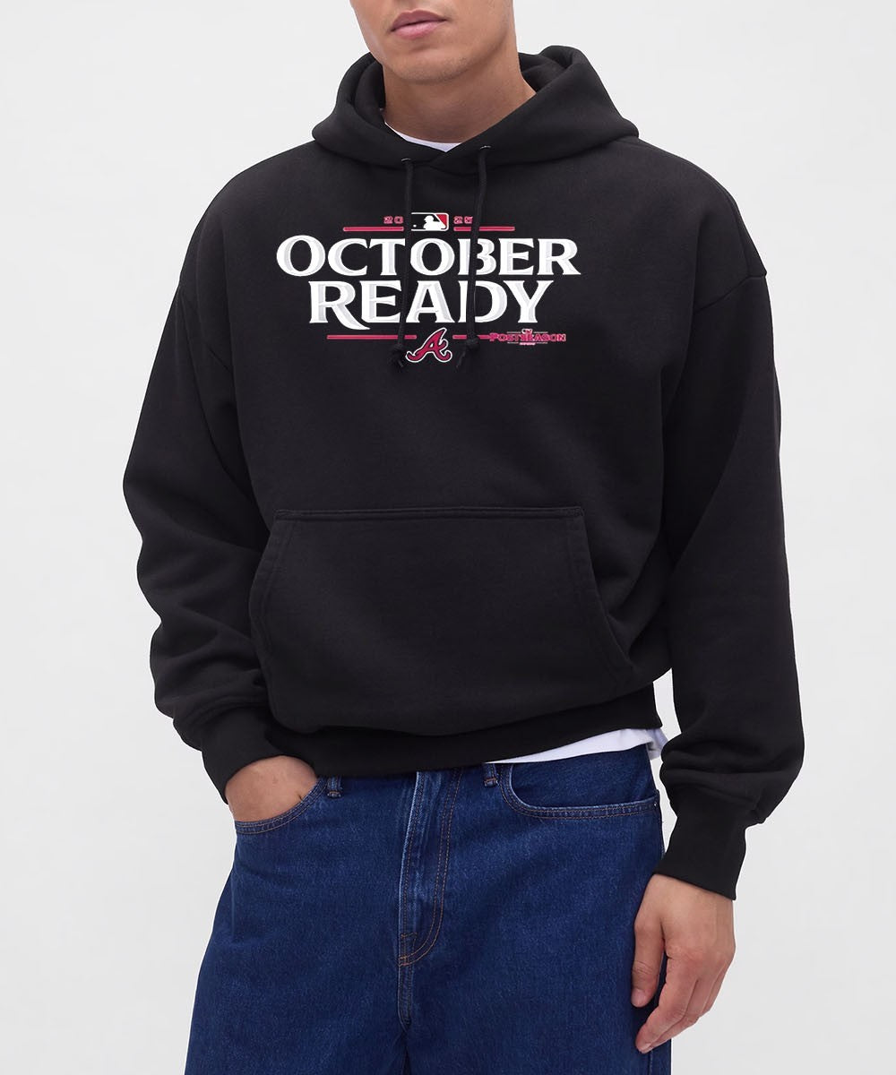 Atlanta Braves 2025 October Ready MLB Postseason logo shirt