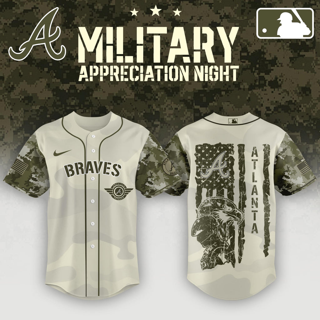 Atlanta Braves Armed Forces Day Jersey
