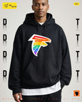 Atlanta Falcons rainbow sports team logo pride apparel for men women fan shirt