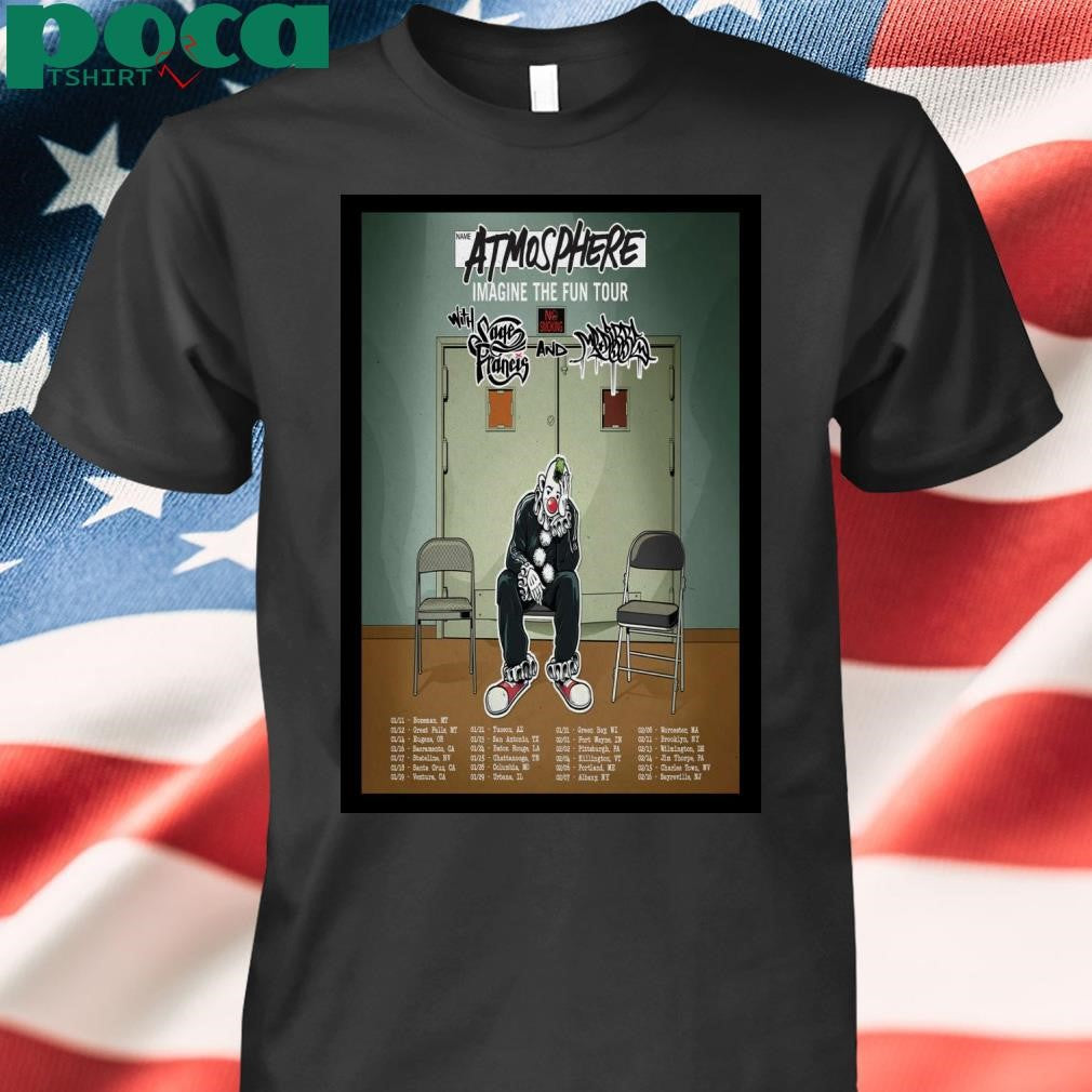 Atmosphere Imagine The Fun 2025 Tour Limited Poster T-Shirt
