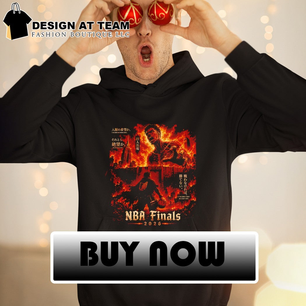 Attack on Titan NBA Finals 2026 Knicks vs Spurs Jalen Brunson Wemby shirt