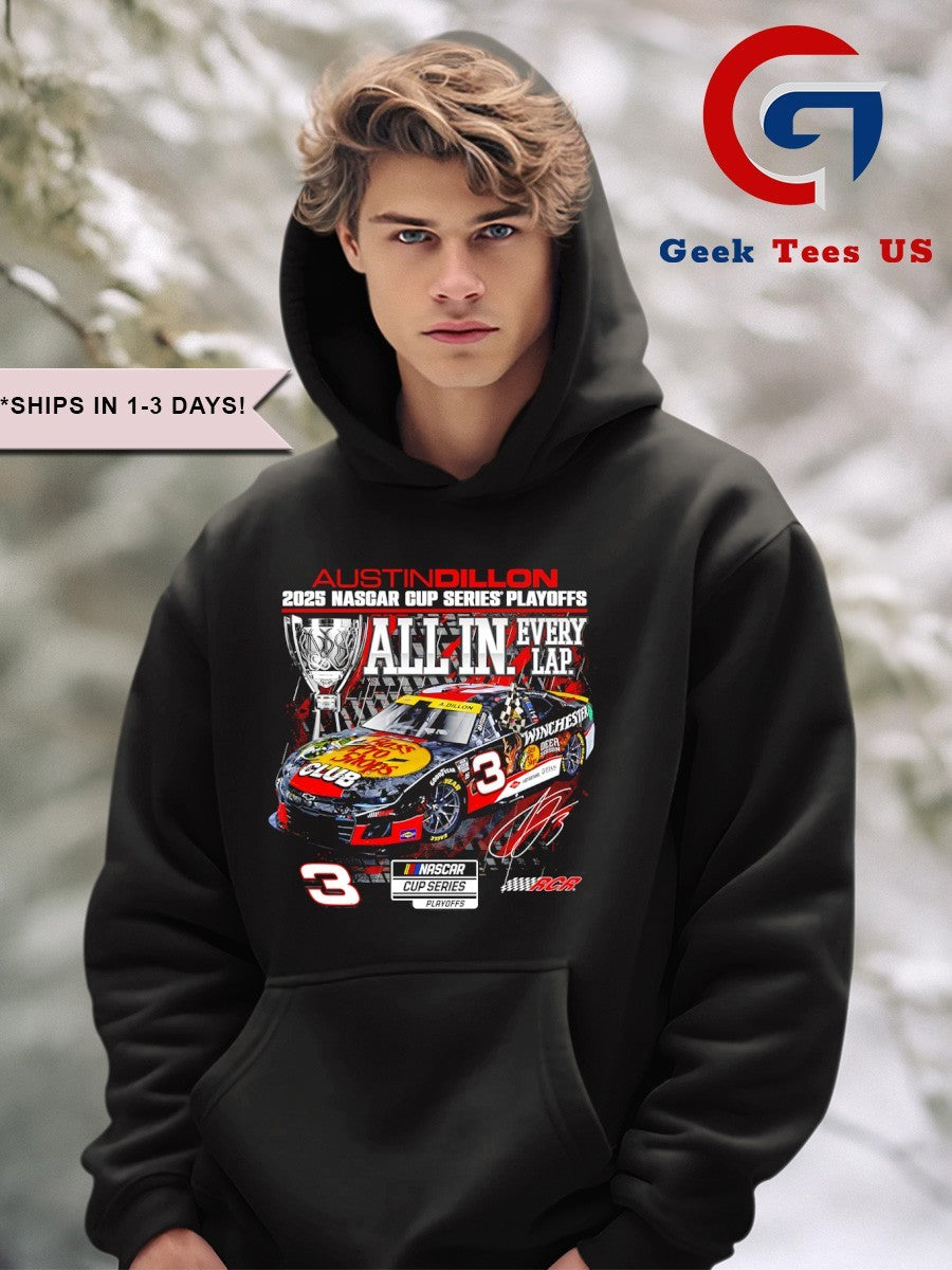 Austin Dillon 2025 NASCAR Cup Series Playoffs signature shirt