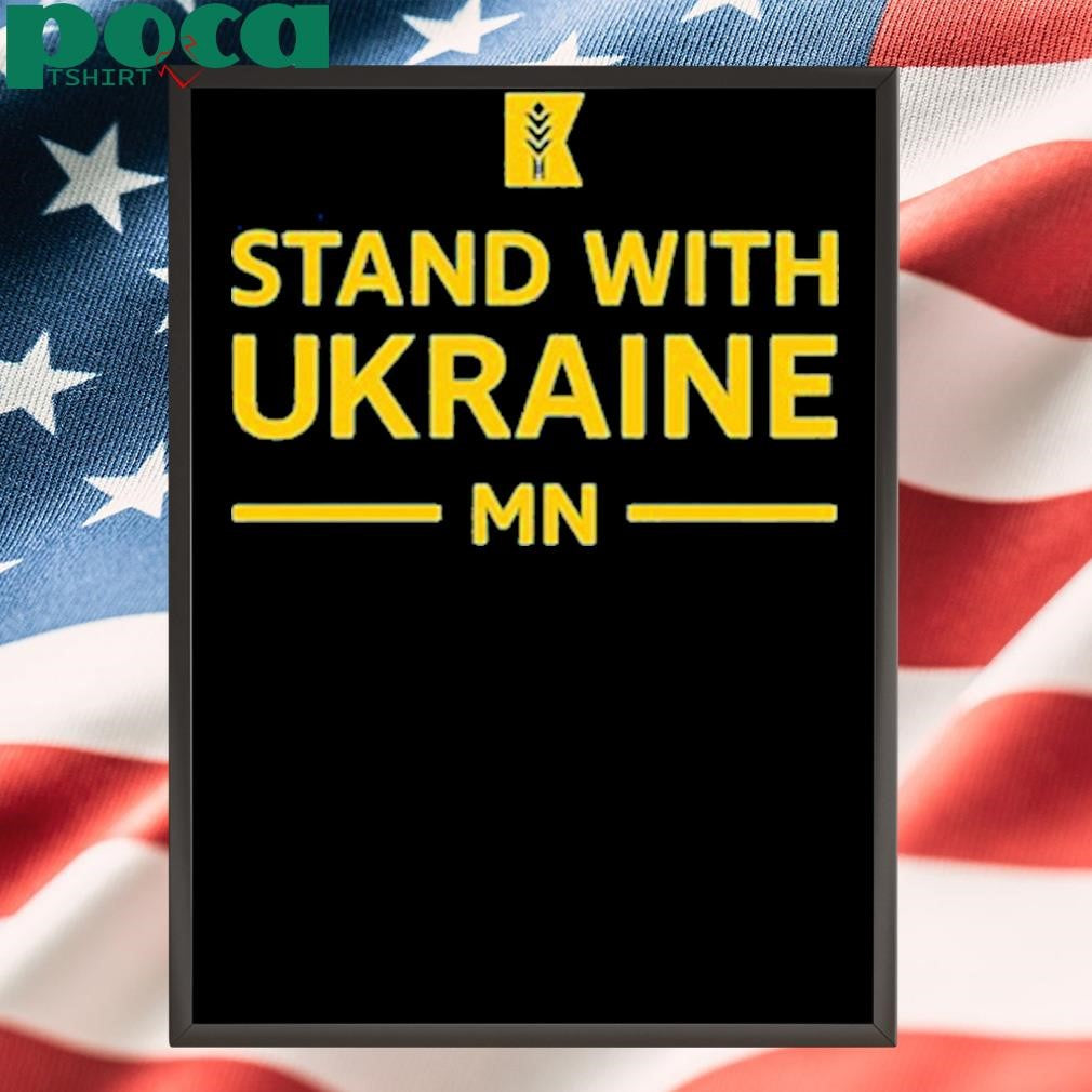 Authorized Amy Klobuchar Wearing Stand With Ukraine Mn Shirt