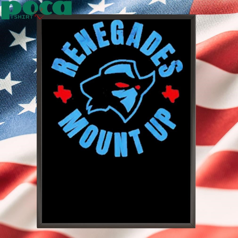 Authorized Arlington Renegades UFL Renegades Mount Up shirt
