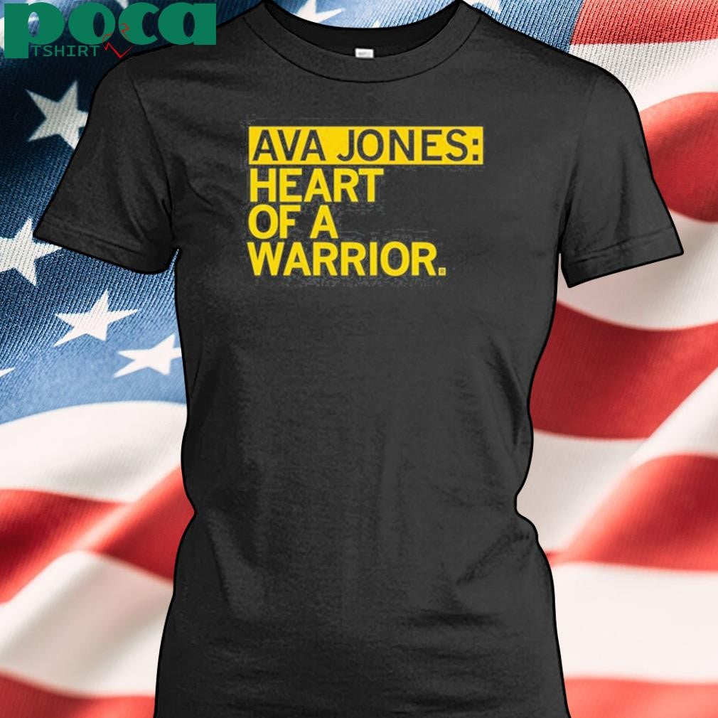 Authorized Ava Jones Heart Of A Warrior Shirt