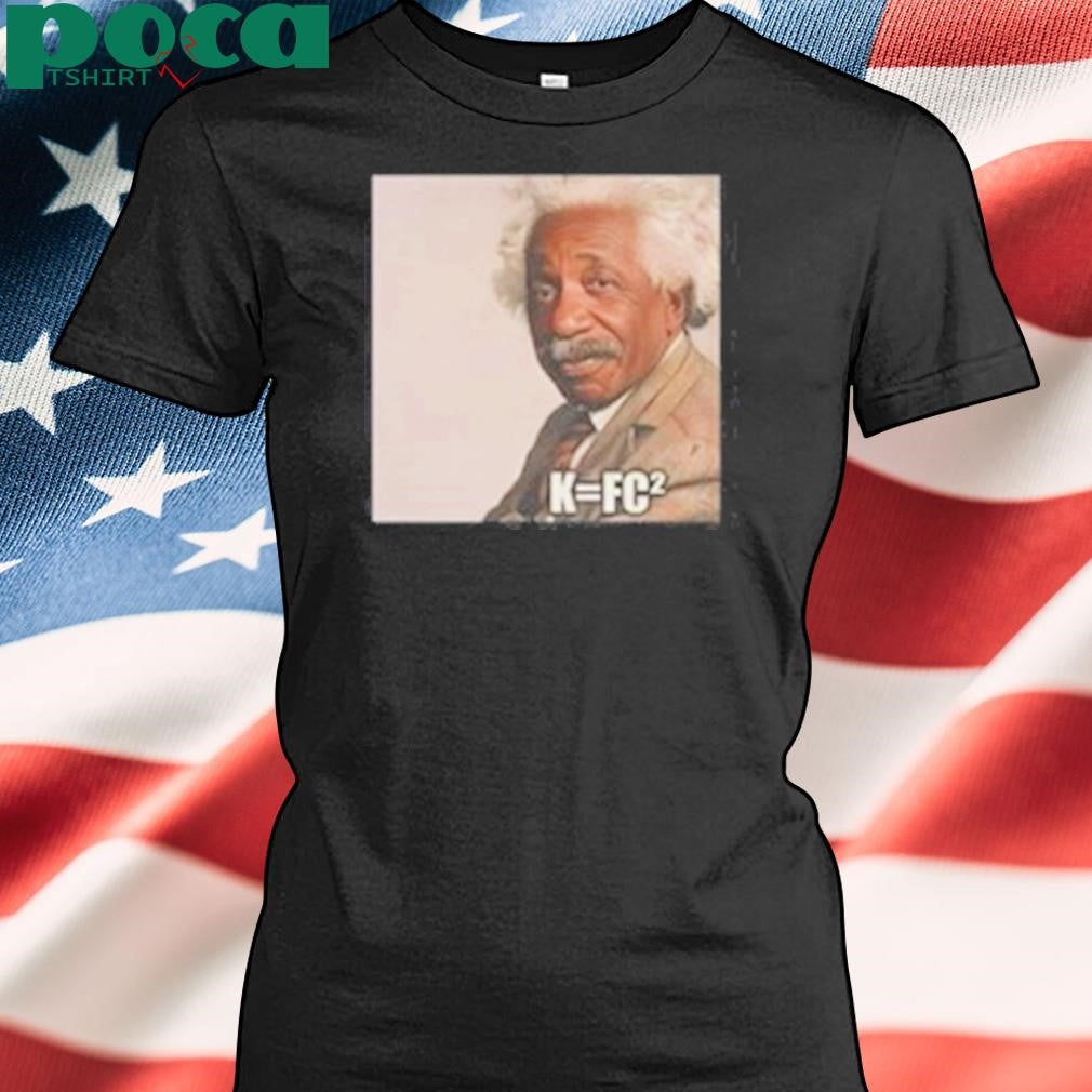 Authorized Black Einstein K=Fc² shirt