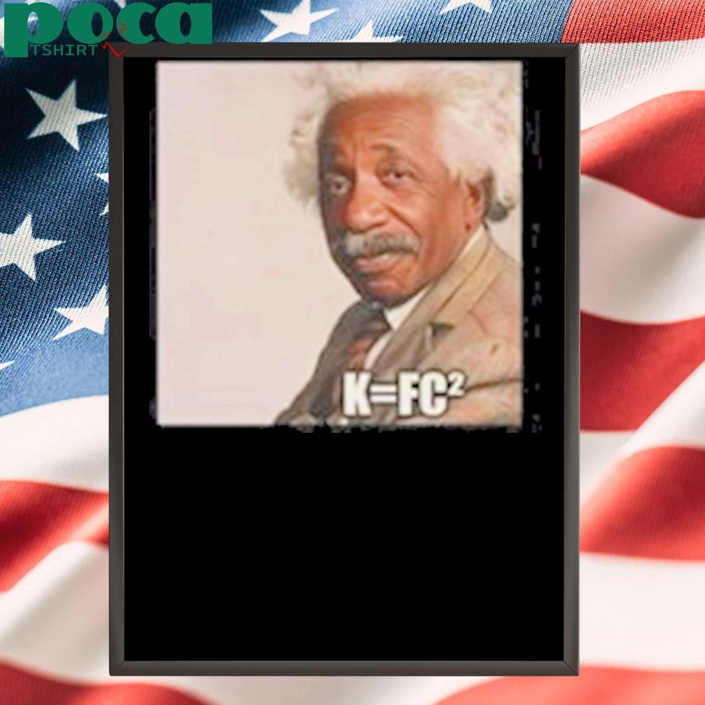 Authorized Black Einstein K=Fc² shirt
