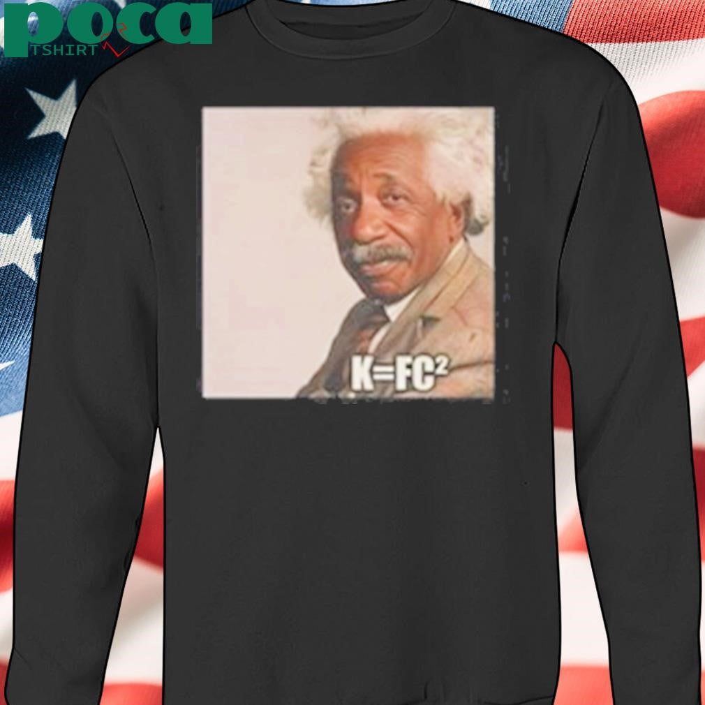 Authorized Black Einstein K=Fc² shirt