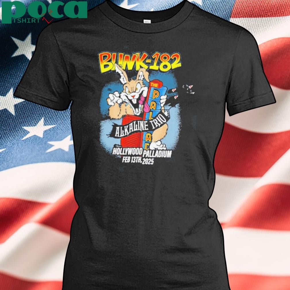 Authorized Blink 182 At Hollywood Palladium In Hollywood CA On February 13 2025 Unisex T Shirt