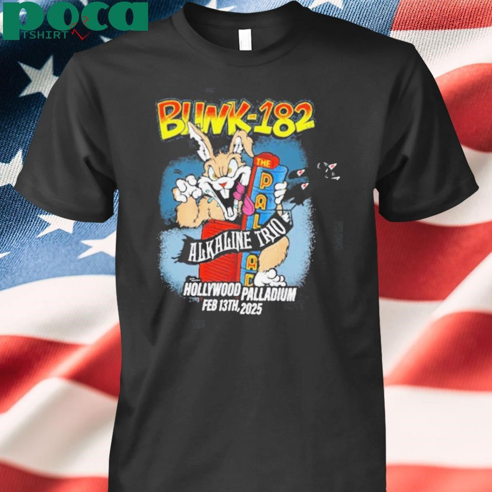 Authorized Blink 182 At Hollywood Palladium In Hollywood CA On February 13 2025 Unisex T Shirt