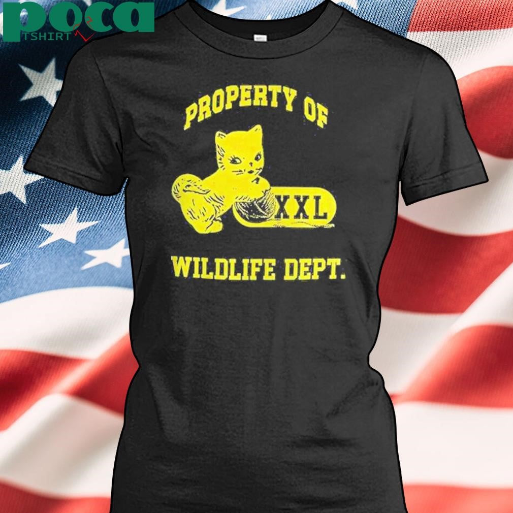 Authorized Cat Property Of Wildlife Department Shirt
