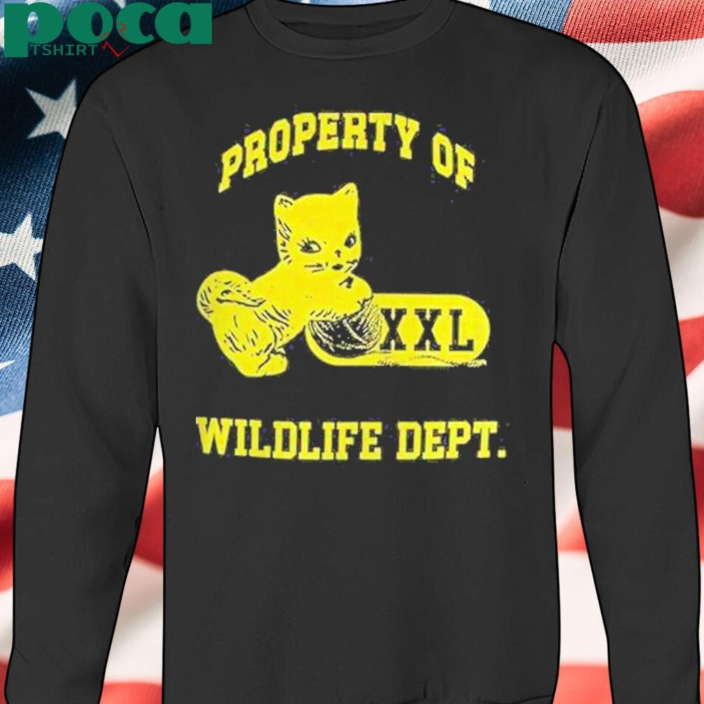 Authorized Cat Property Of Wildlife Department Shirt