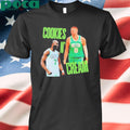 Authorized Cookies and Cream Jaylen Brown and Kristaps Porzingis Boston Celtics shirt