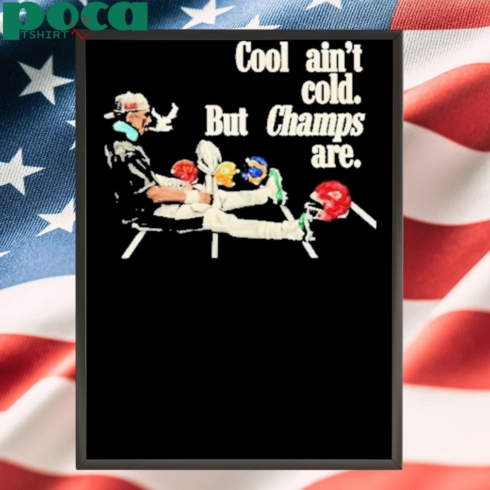Authorized Cool Ain’t Cold But Champs Are Shirt