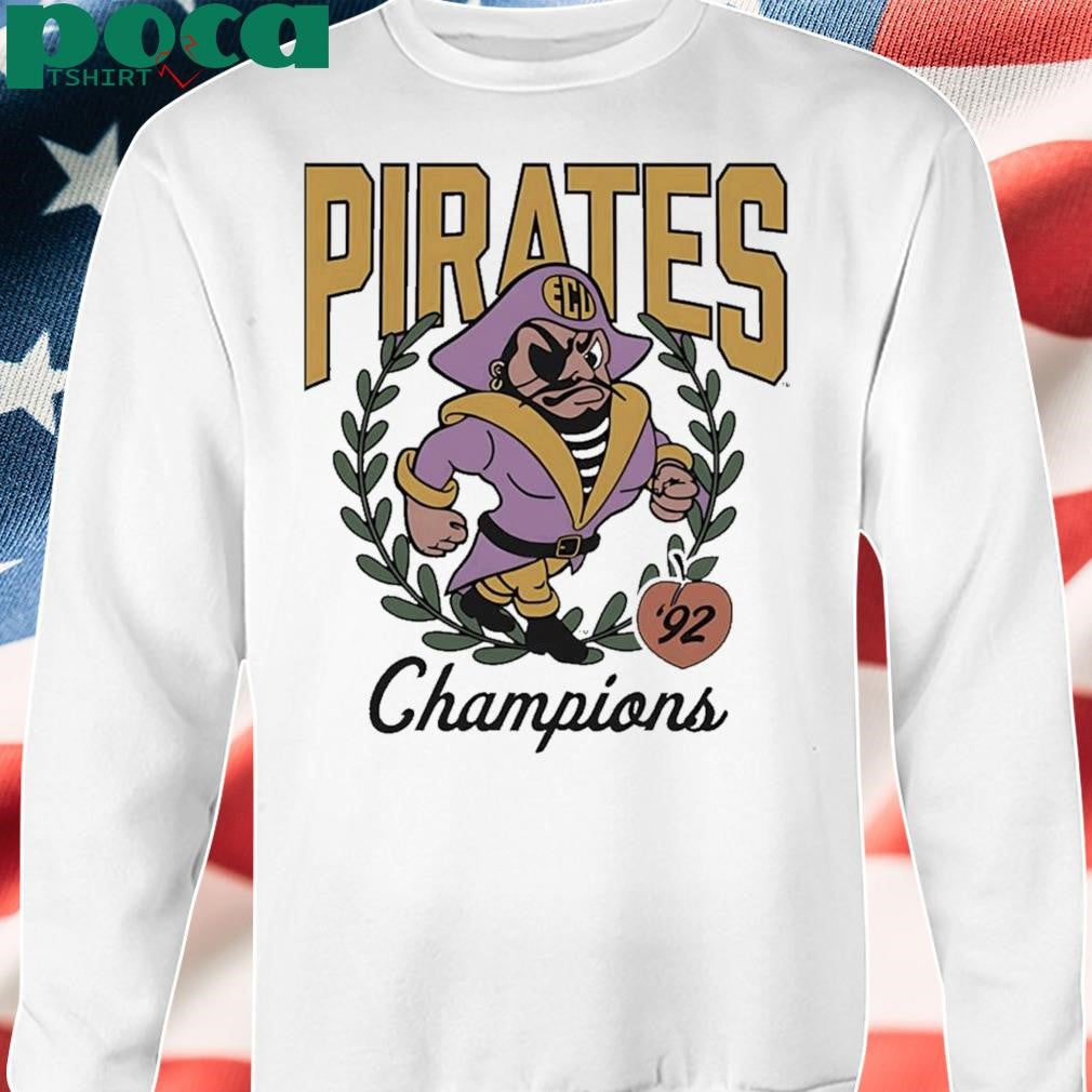 Authorized East Carolina Pirates Ecu Football 92 Champs Vintage Shirt
