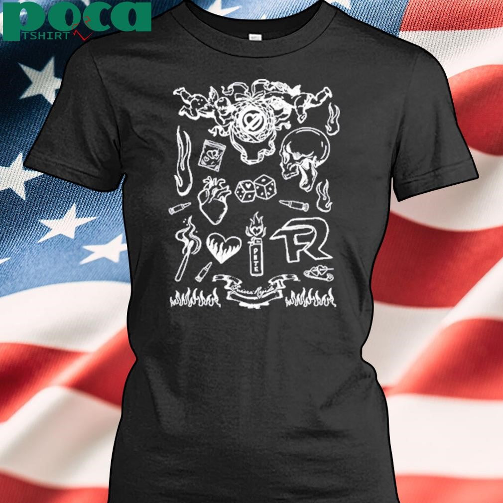 Authorized Fuerza Regida Love Sketch Tee Shirt