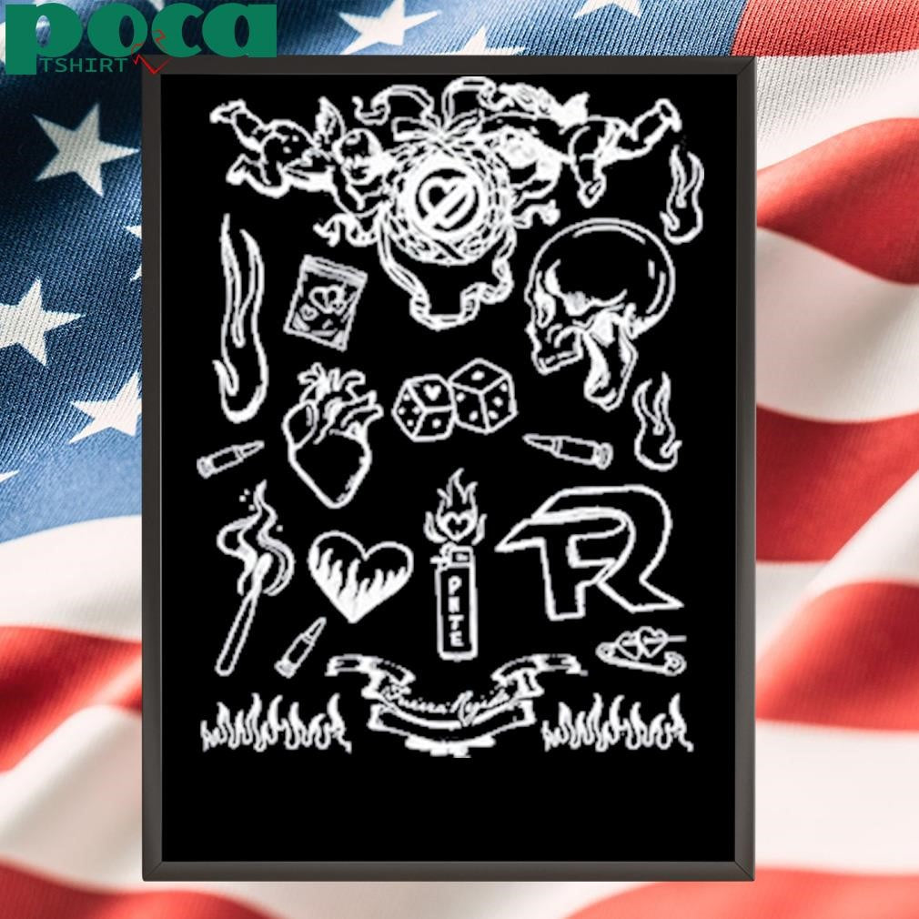 Authorized Fuerza Regida Love Sketch Tee Shirt