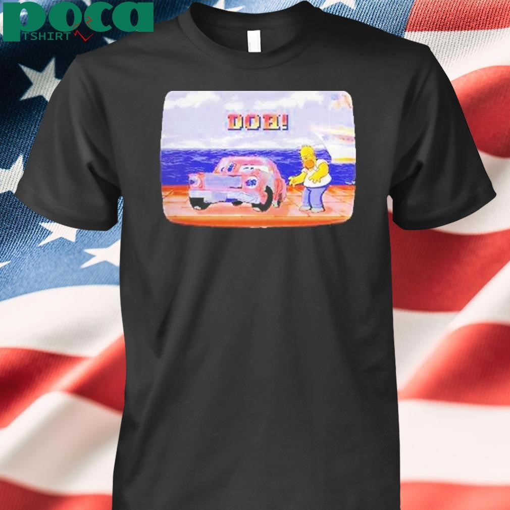 Authorized Homer Simpson And Street Fighter Doh Fighter Shirt