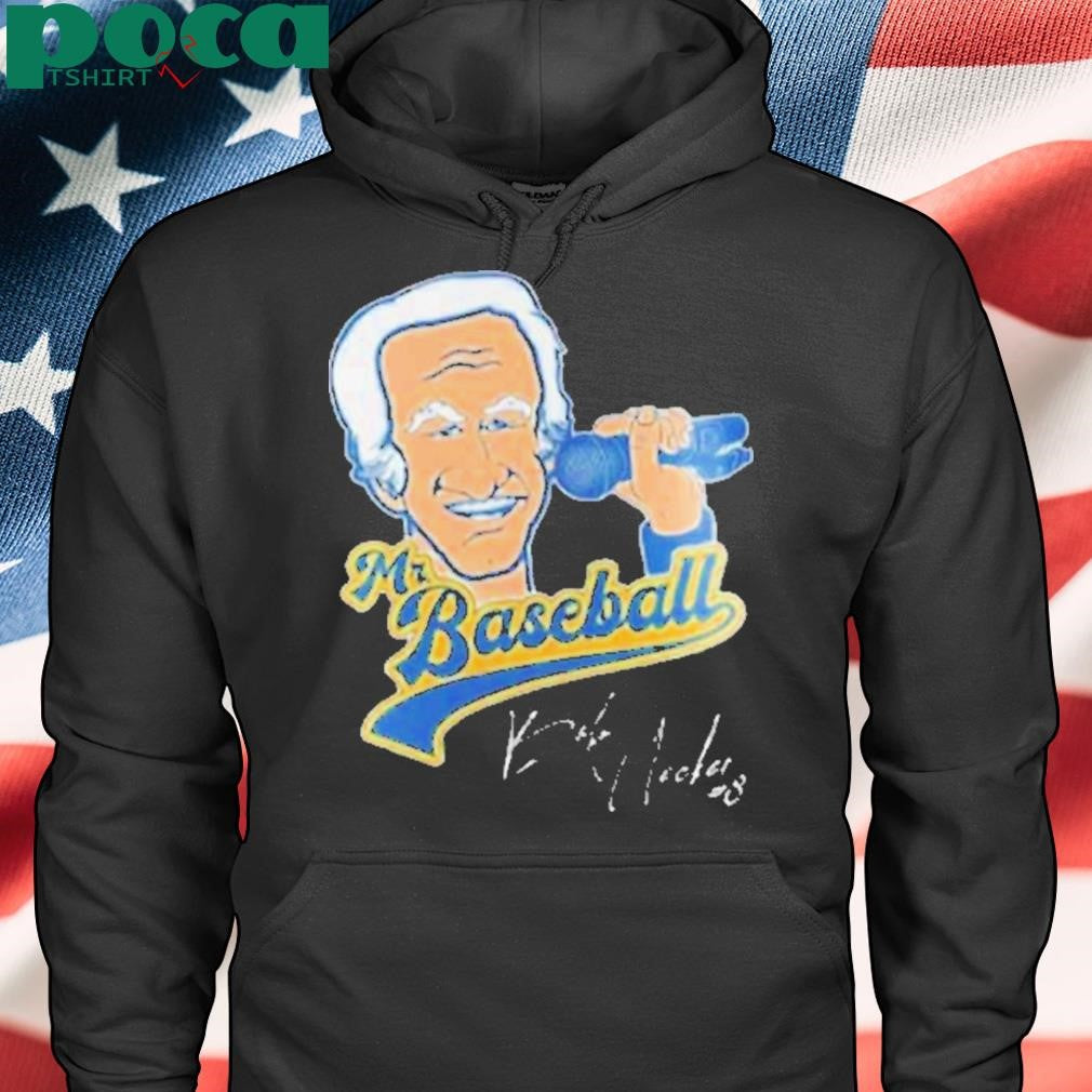 Authorized Honoring The Legend Milwaukee Brewers Icon & Baseball Hall Of Famer Bob Uecker Black Jersey T-Shirt