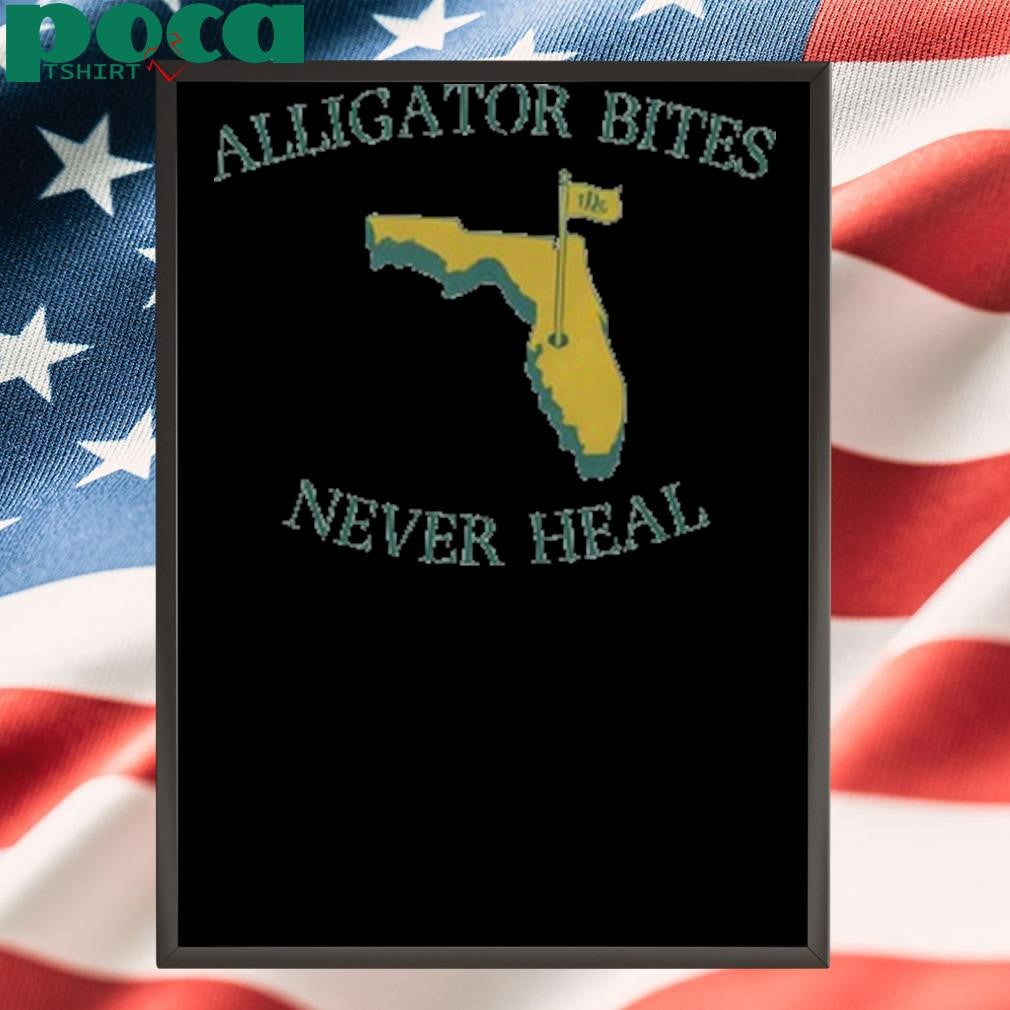 Authorized Iamdoechii Alligator Bites Never Heal Florida Shirt