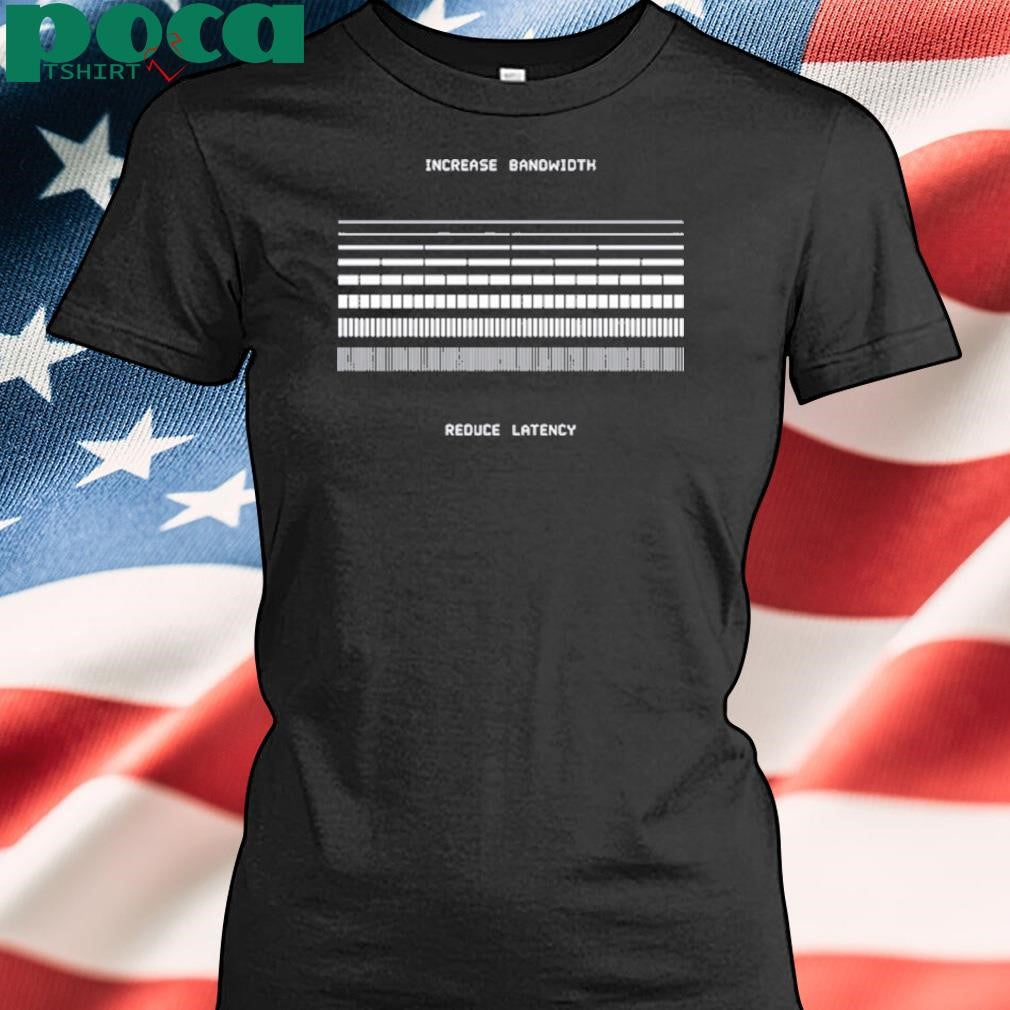 Authorized Increase Bandwidth Reduce Latency Shirt