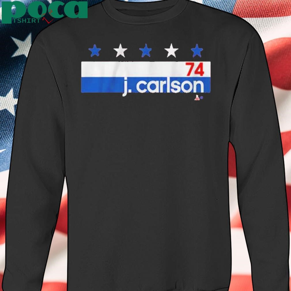 Authorized JOHN CARLSON NAME NUMBER STRIPE T-SHIRT