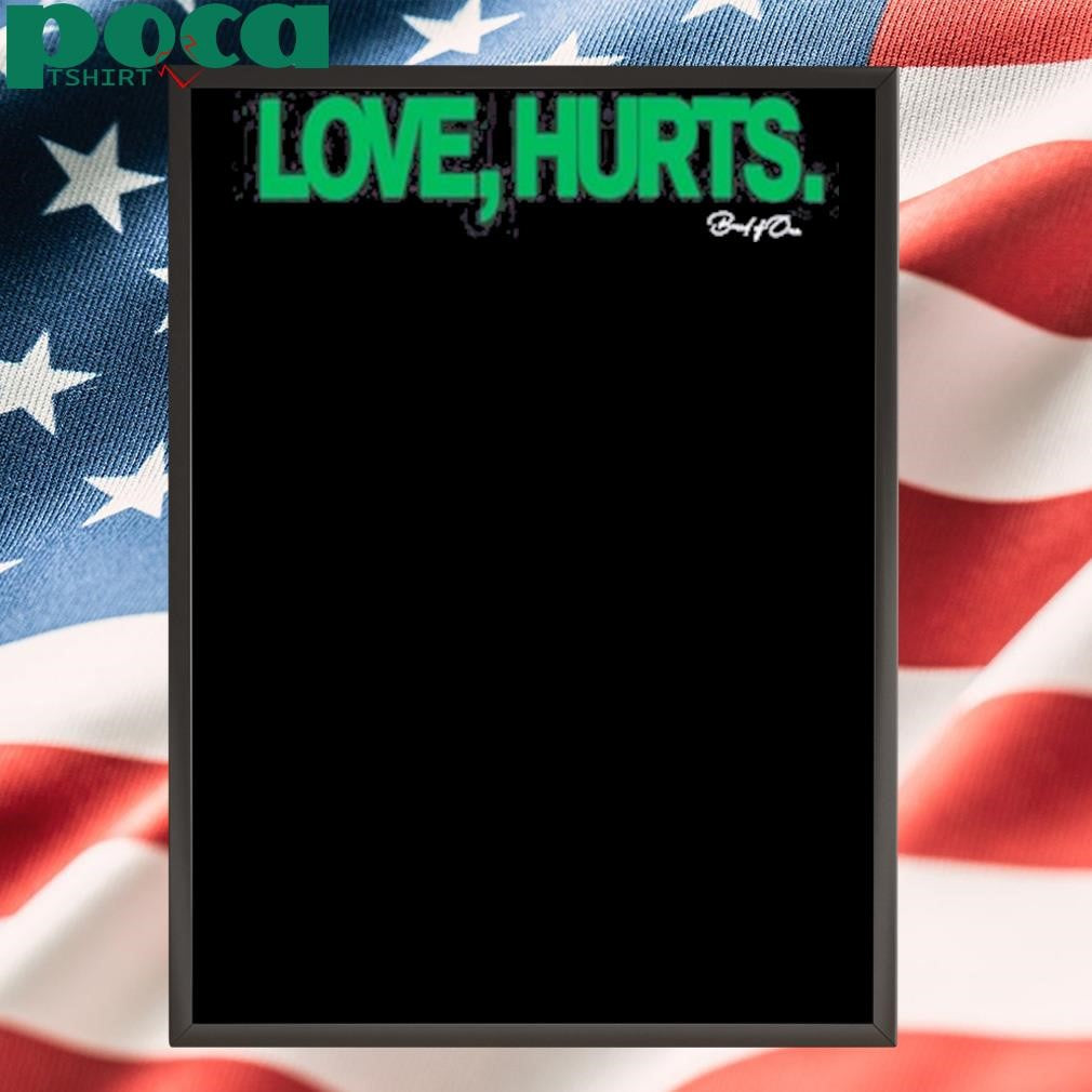 Authorized Jalen Hurts Love, Hurts Black Shirt