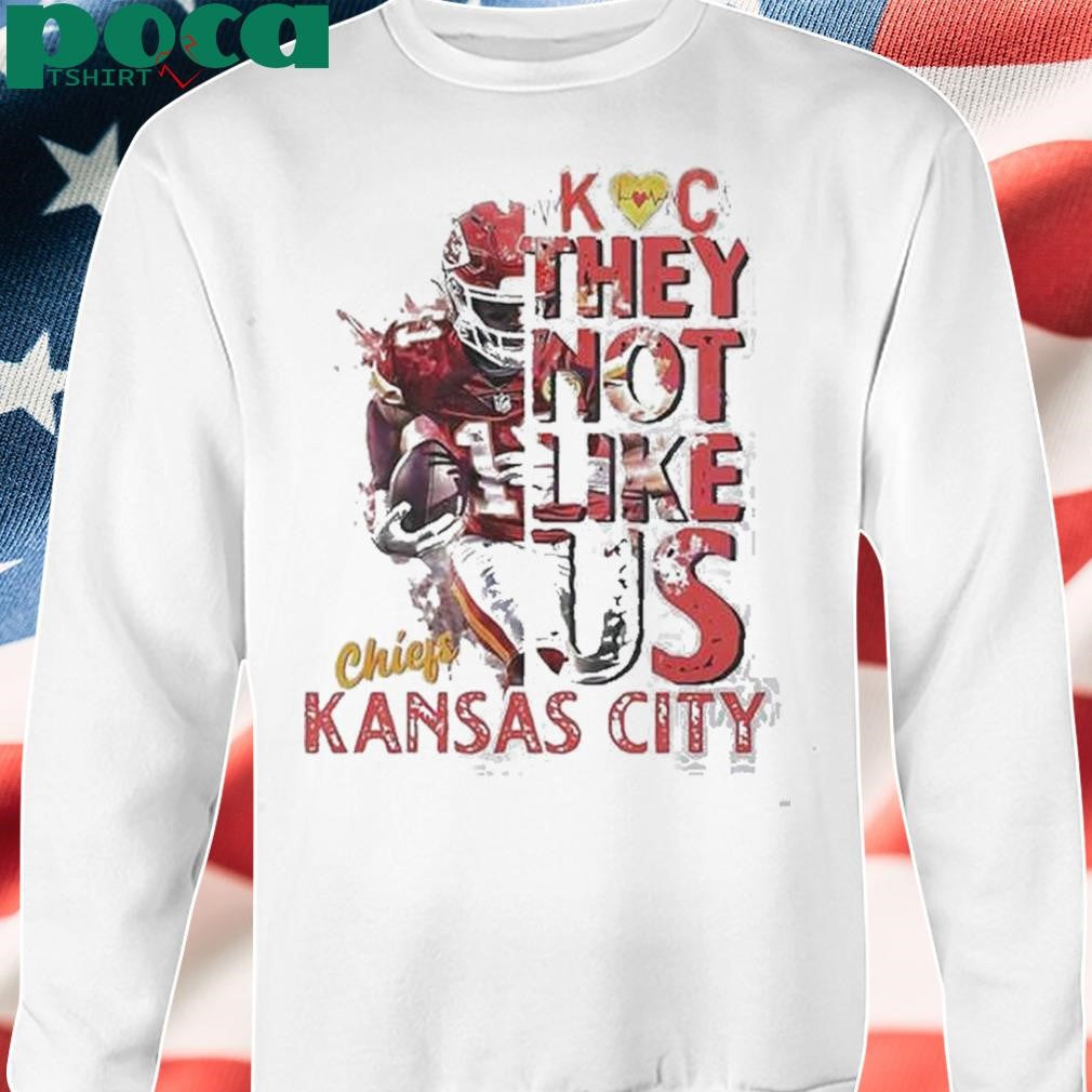 Authorized Kansas City Chiefs They Not Like Us Patrick Mahomes Shirt