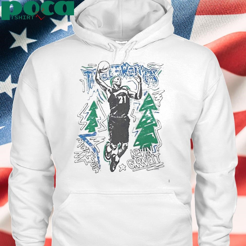 Authorized Kevin Garnett Minnesota Timberwolves Hardwood Classics Chalked Up Shirt