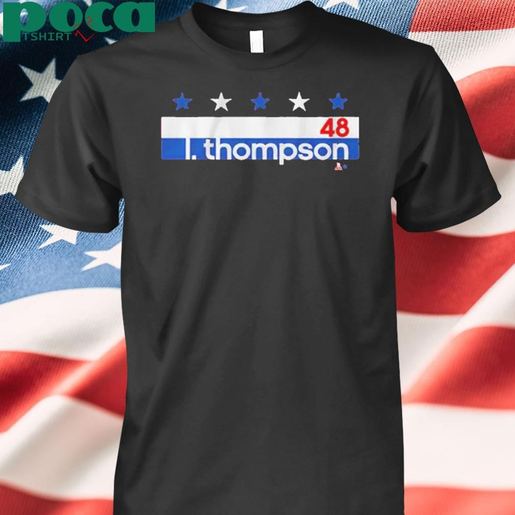 Authorized LOGAN THOMPSON NAME NUMBER STRIPE T-SHIRT