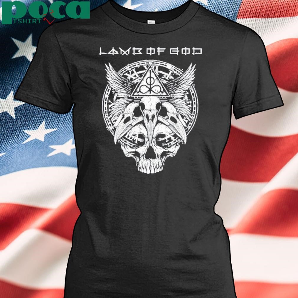 Authorized Lamb Of God Time Skull Shirt