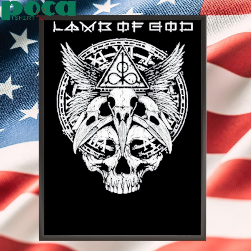 Authorized Lamb Of God Time Skull Shirt