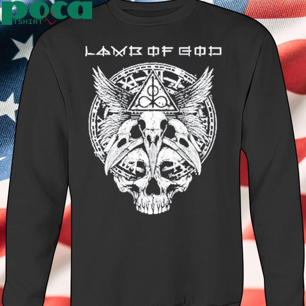 Authorized Lamb Of God Time Skull Shirt