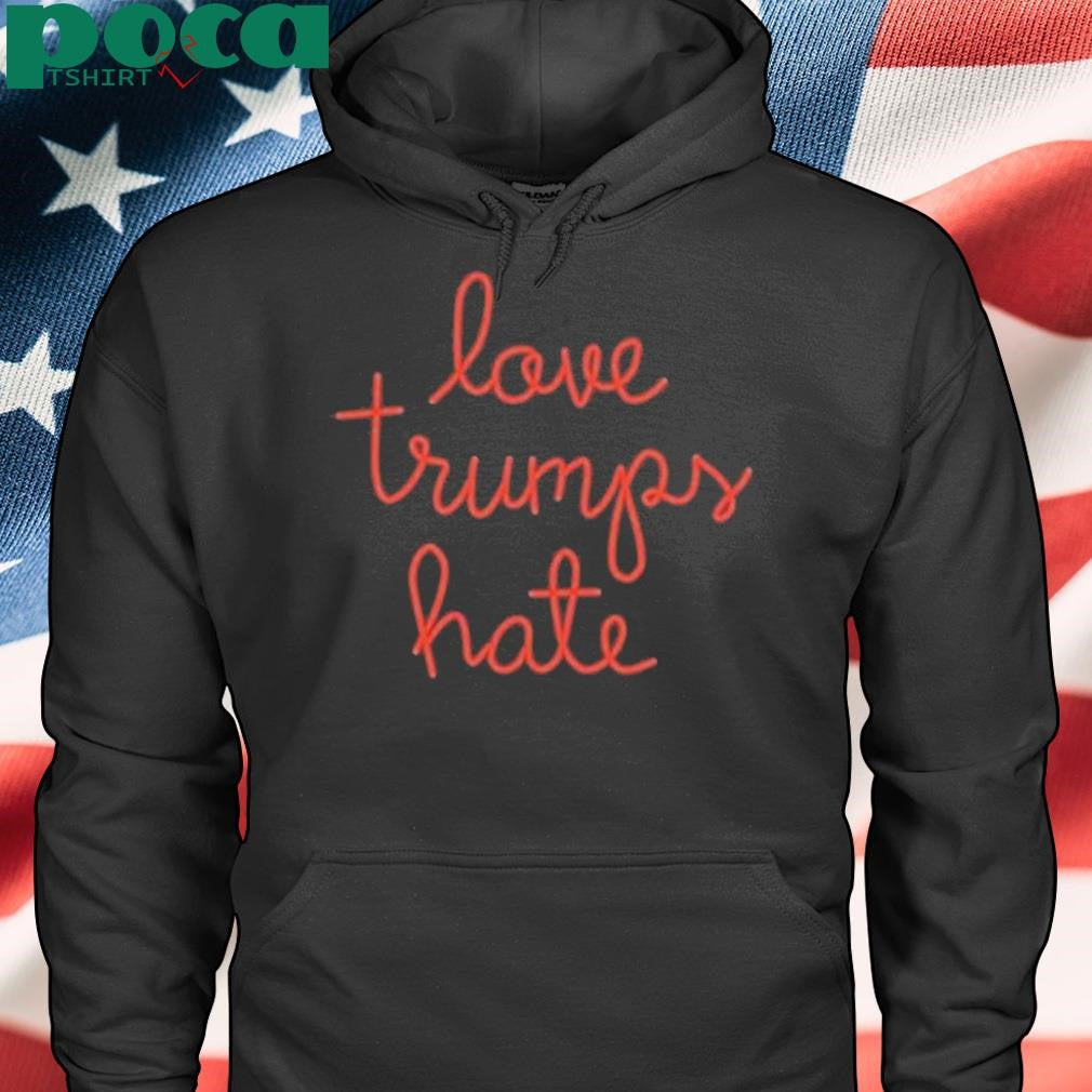Authorized Lingua Franca Love Trumps Hate Shirt