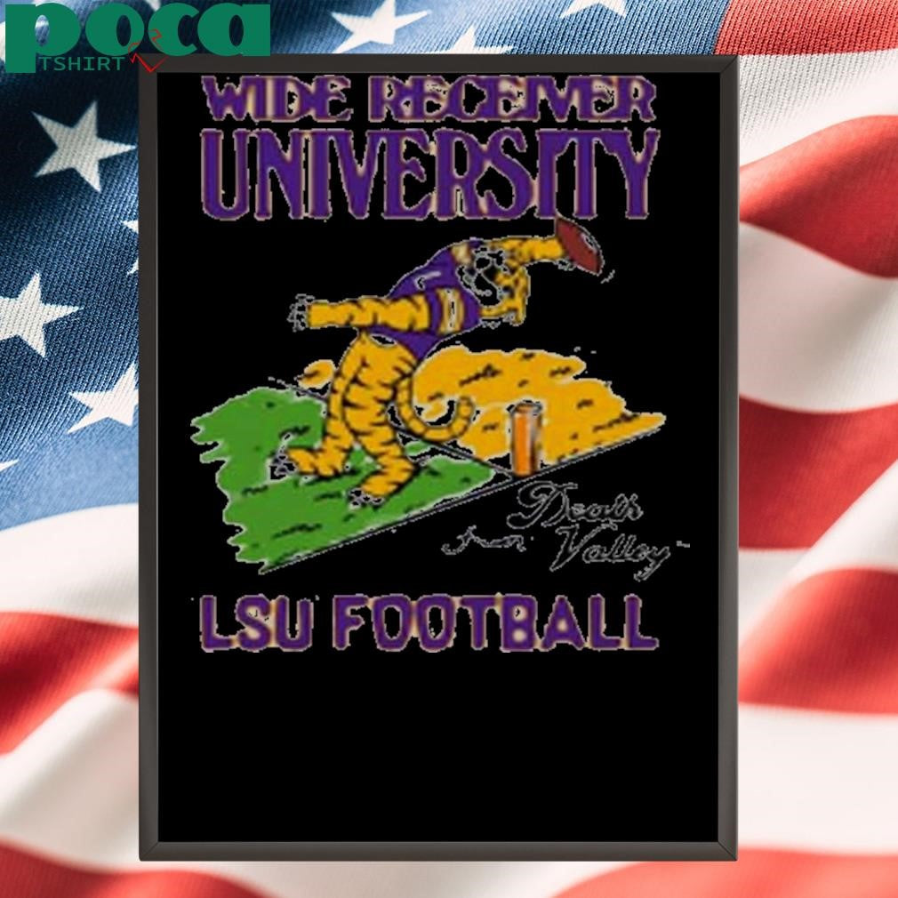 Authorized Lsu Football Wide Receiver University Shirt