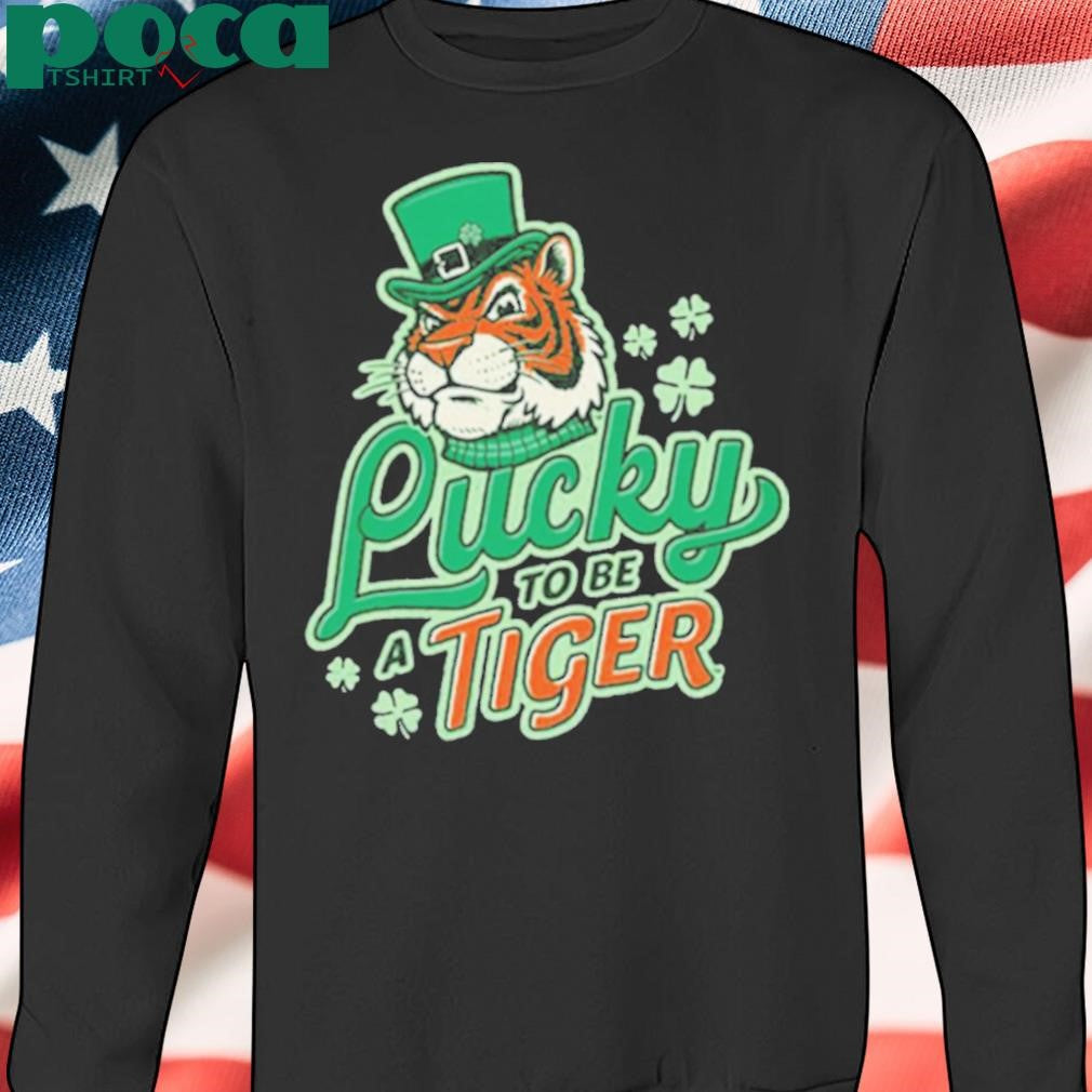 Authorized Lucky to Be a Tiger Saint Patrick’s Day Tiger Town Graphics t shirt
