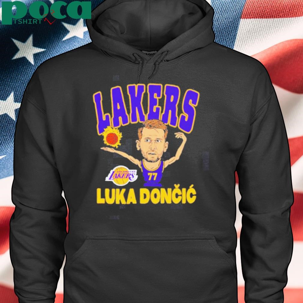 Authorized Luka Dončić Los Angeles Lakers caricature shirt