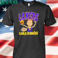 Authorized Luka Dončić Los Angeles Lakers caricature shirt