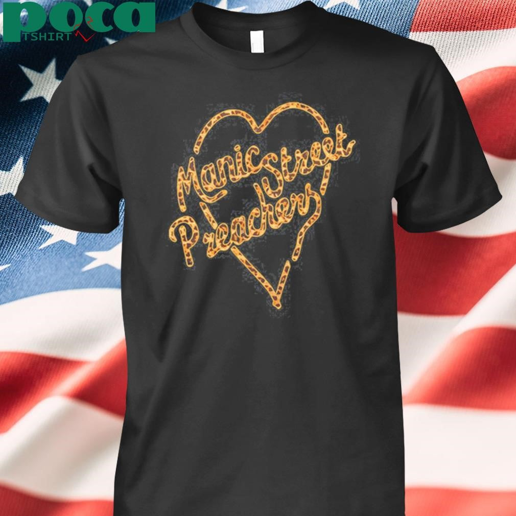 Authorized Manics Manic Street Preachers Stay Beautiful Leopard shirt