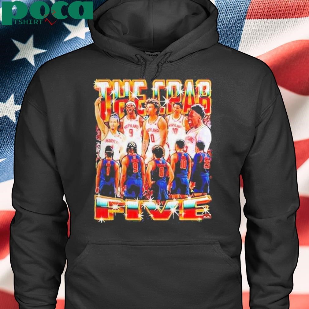 Authorized Maryland The Crab Five Basketball Shirt