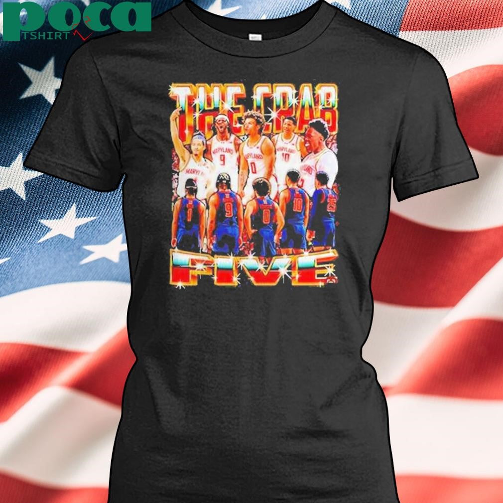 Authorized Maryland The Crab Five Basketball Shirt